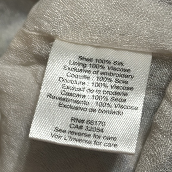 ROCOCO SAND 100% Silk Mini Dress Tassels Open Back size M Ruffles Vacation Party - Picture 11 of 13